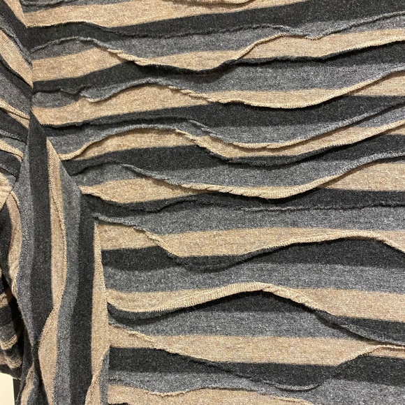 Connected Apparel striped textured dress - Picture 7 of 7